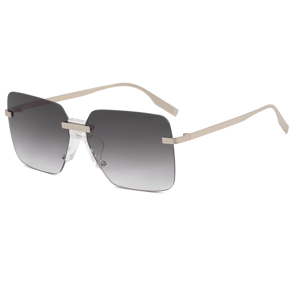 Fashion Rimless Square Sunglasses