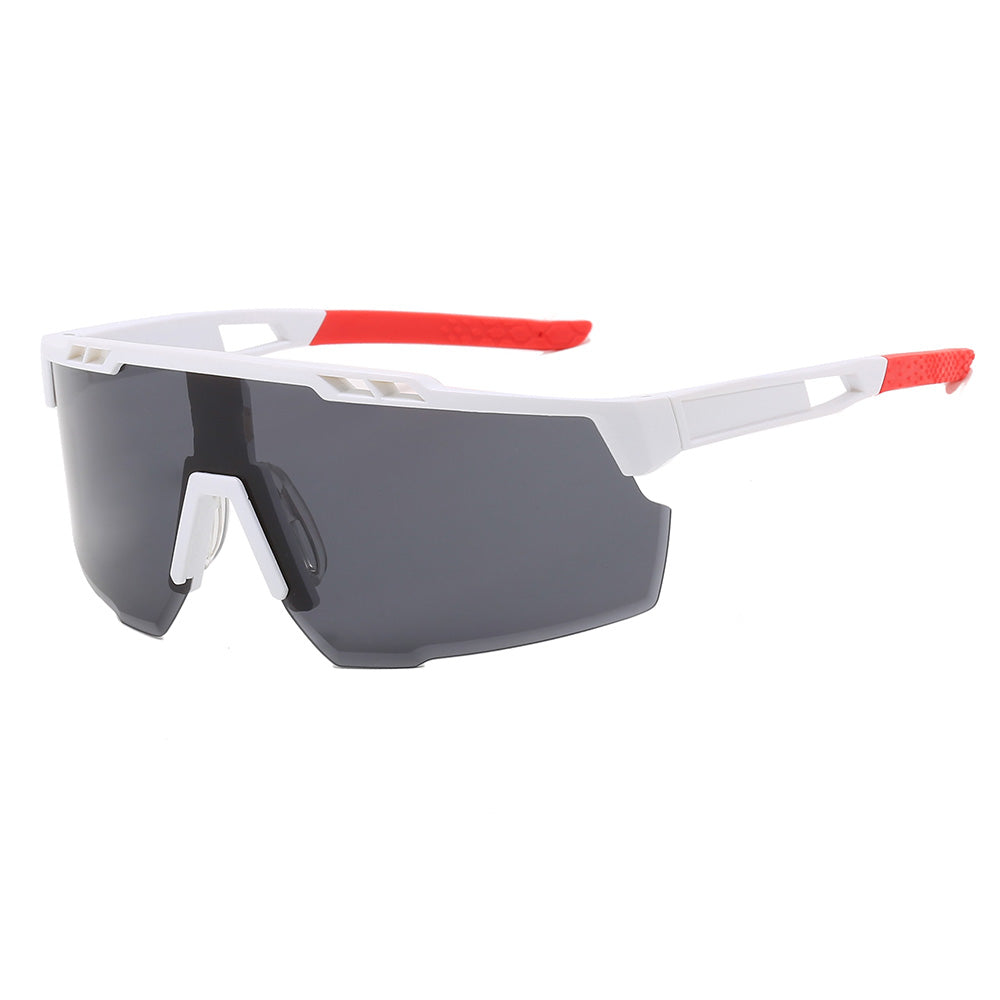 Men Flat Top Sports Cycling Mirror Sunglasses