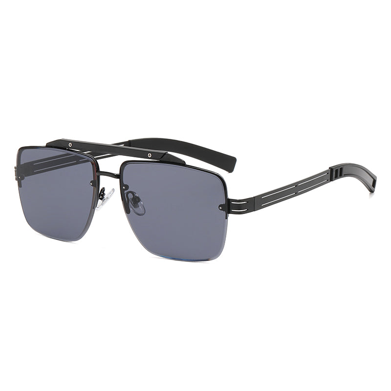 Metal Frame Men Square Sunglasses