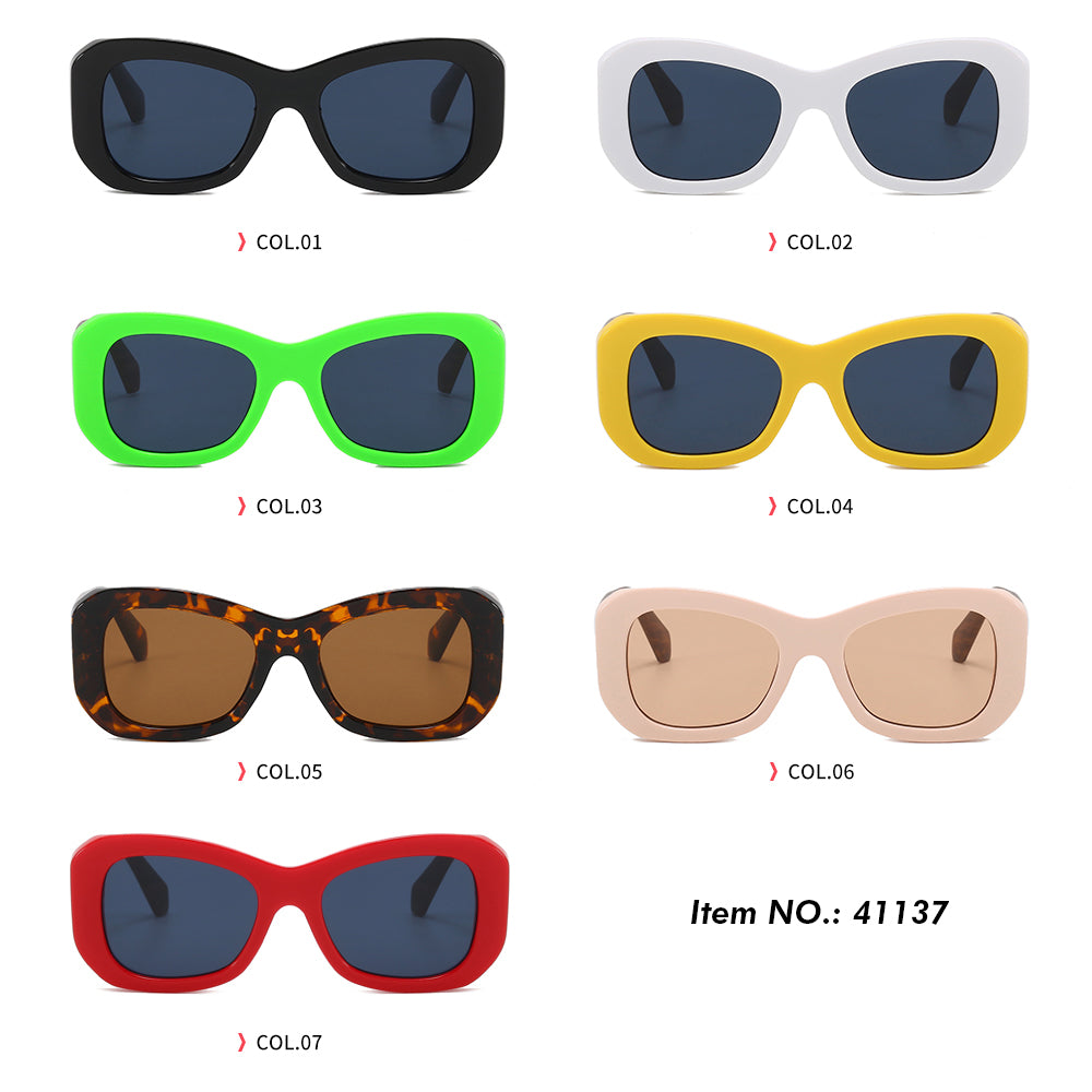 Contrast Color Sunglasses