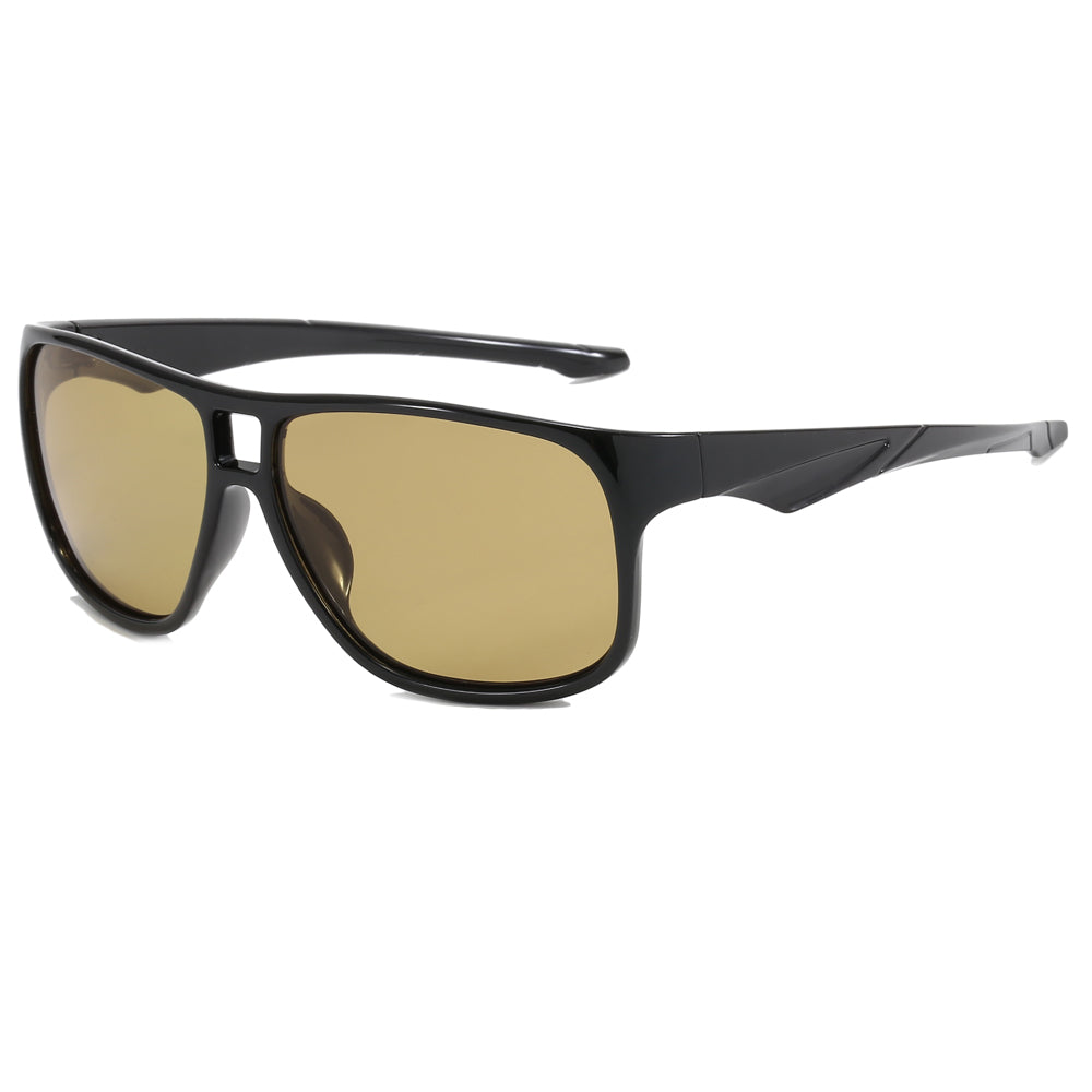 Flat Top Square Sports Goggles Outdoor Polarized Sunglasses