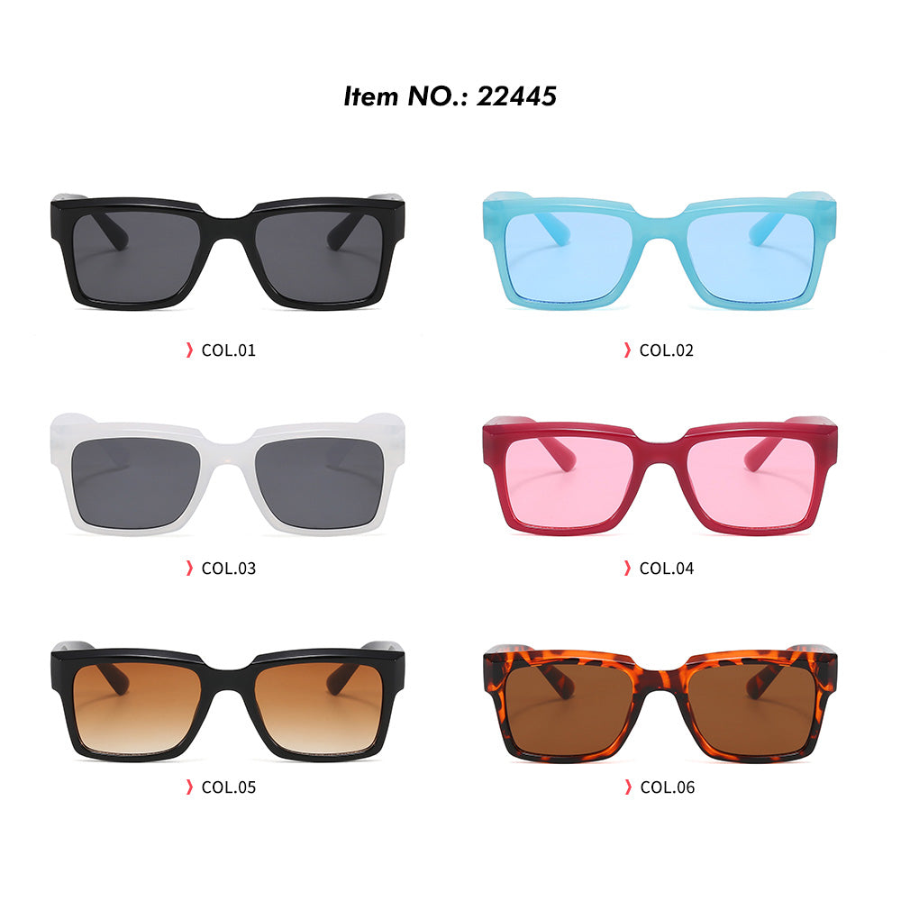 Oversized Modern Square Gradient Shades Sunglasses
