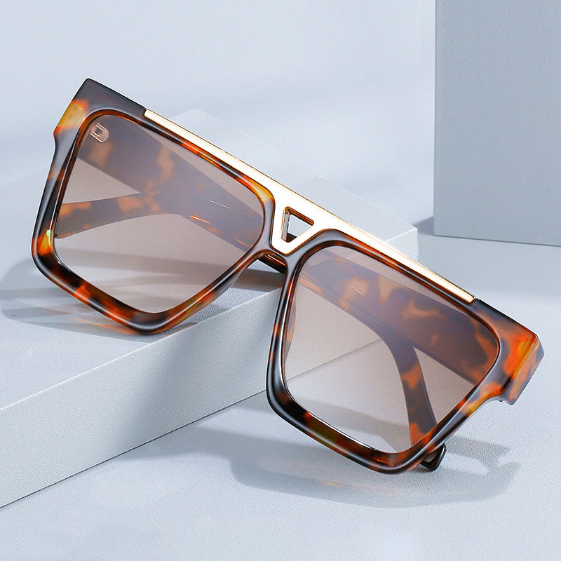 Unisex Fashion Flat Top Sunglasses