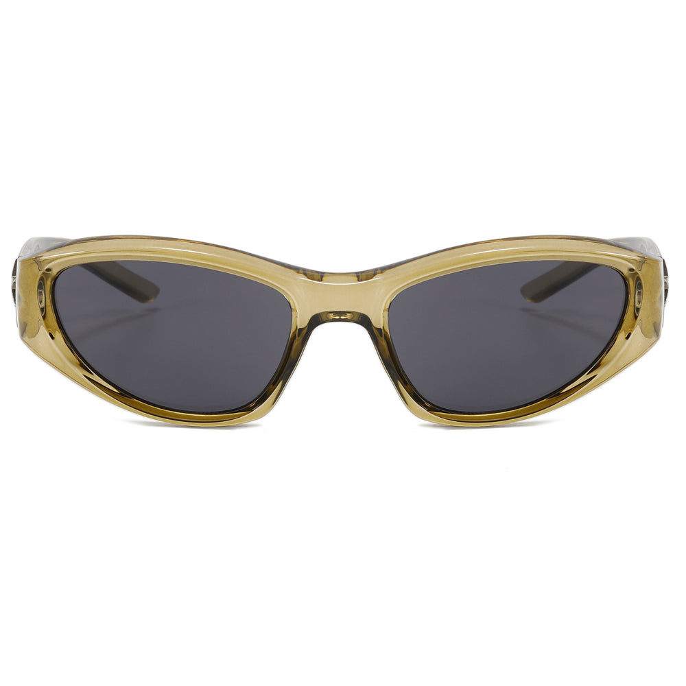 Y2K Oval Outdoor Cycling Sporty Sunglasses