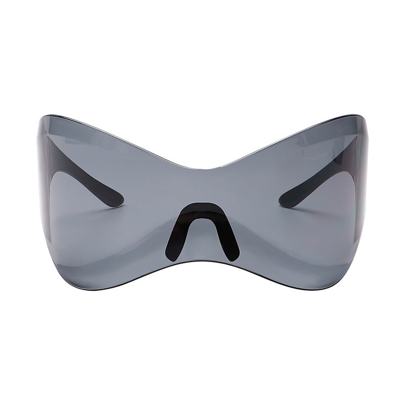 Oversized Mono Lens Y2K Shades Sunglasses