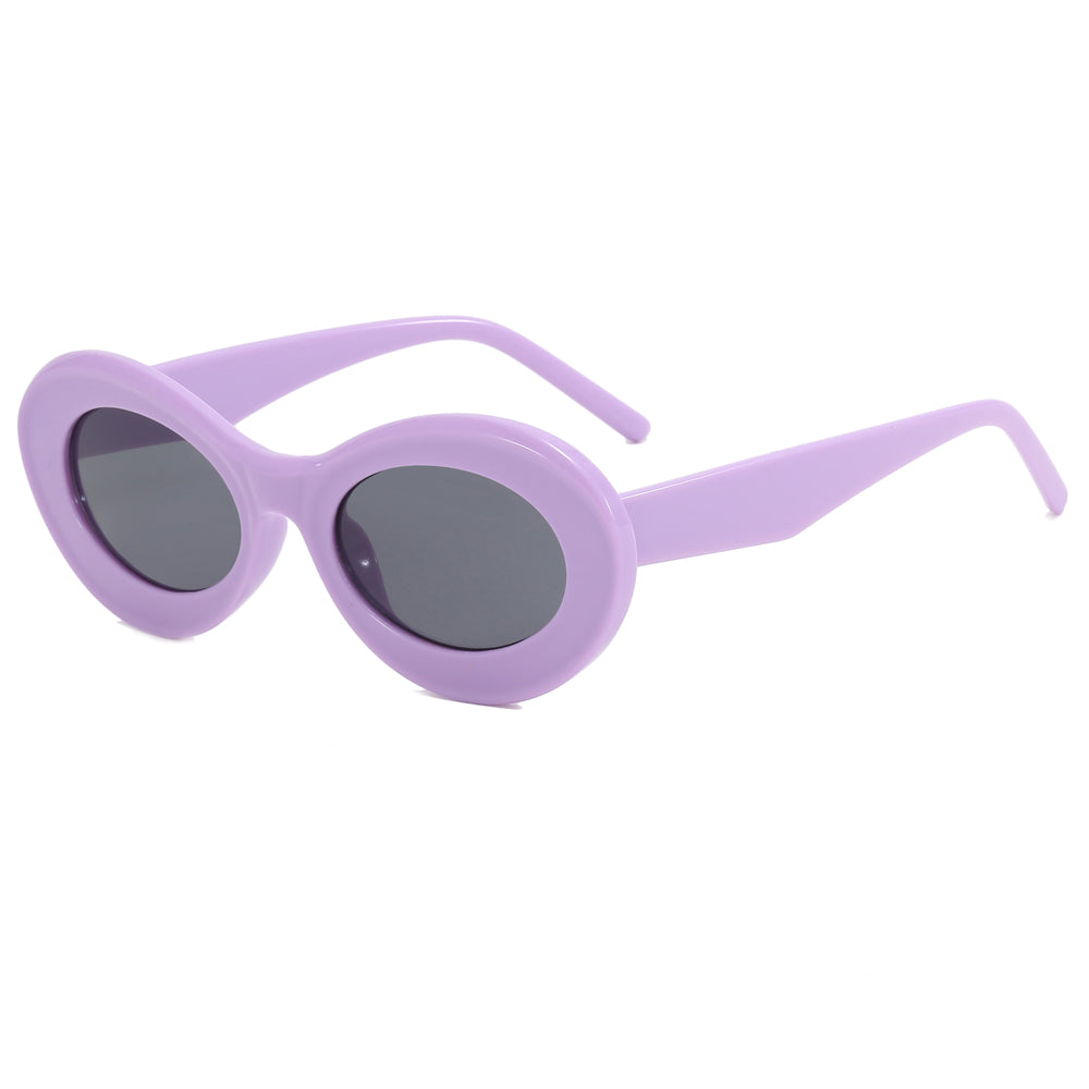 Women Retro Vintage Small Oval Stylish Sunglasses