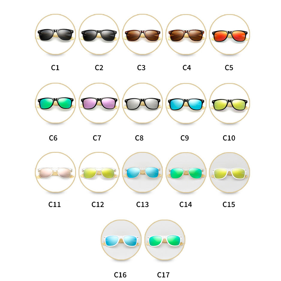 Polarized Bamboo Temple Sunglasses