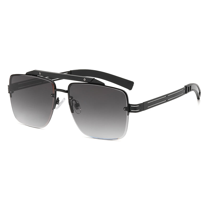 Metal Frame Men Square Sunglasses