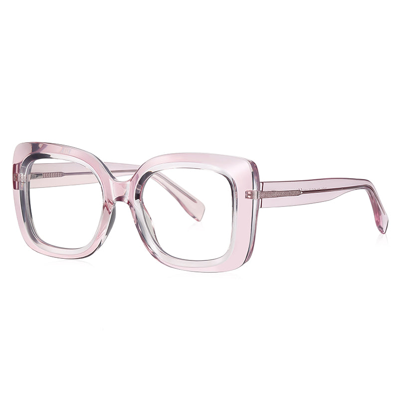 Women Square Cat Eye Computer Blue Light Blocking Glasses