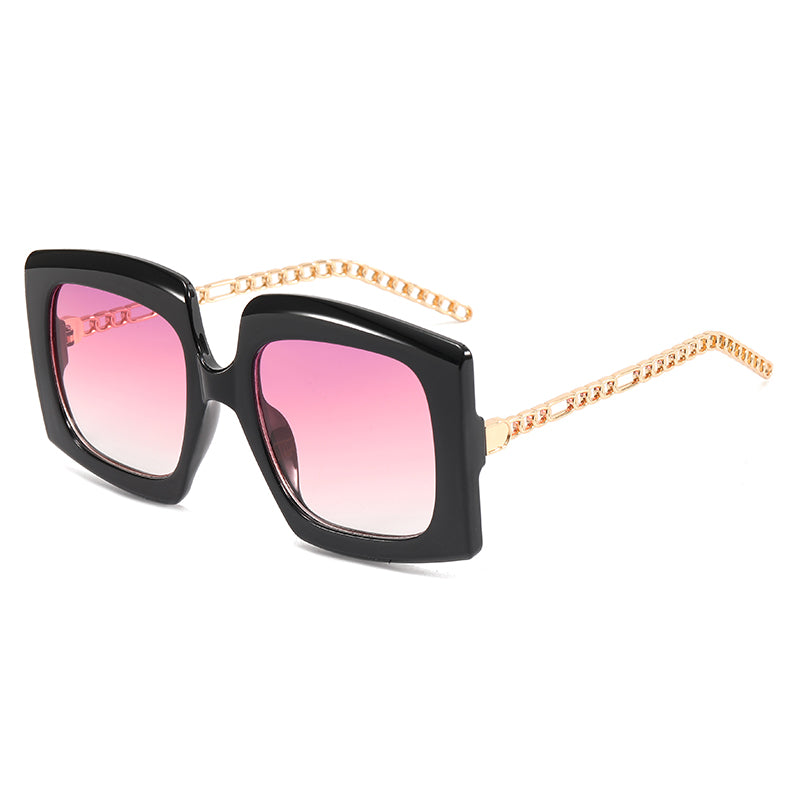 Women Square Chain Sunglasses