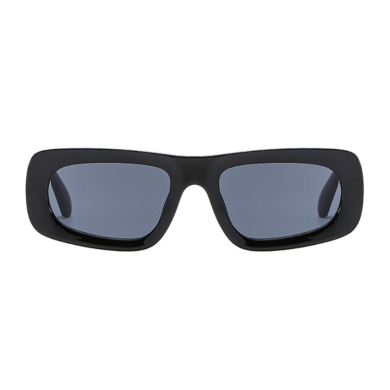 Rectangle Cat Eye Shades Flat Top Sunshade Sunglasses