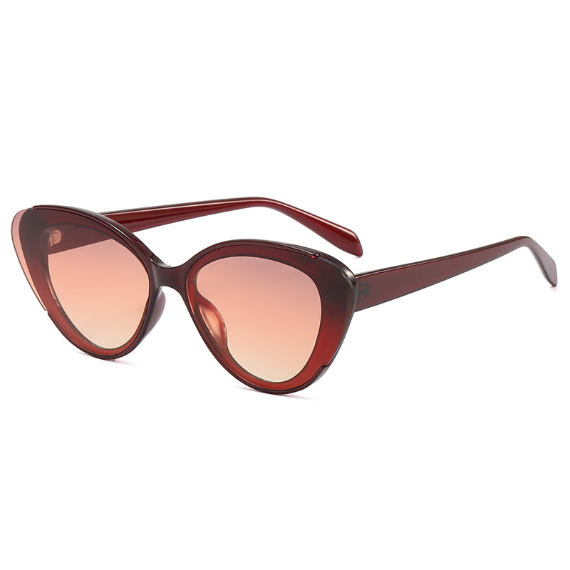 Cat Eye Women Small Triangle Sunglasses