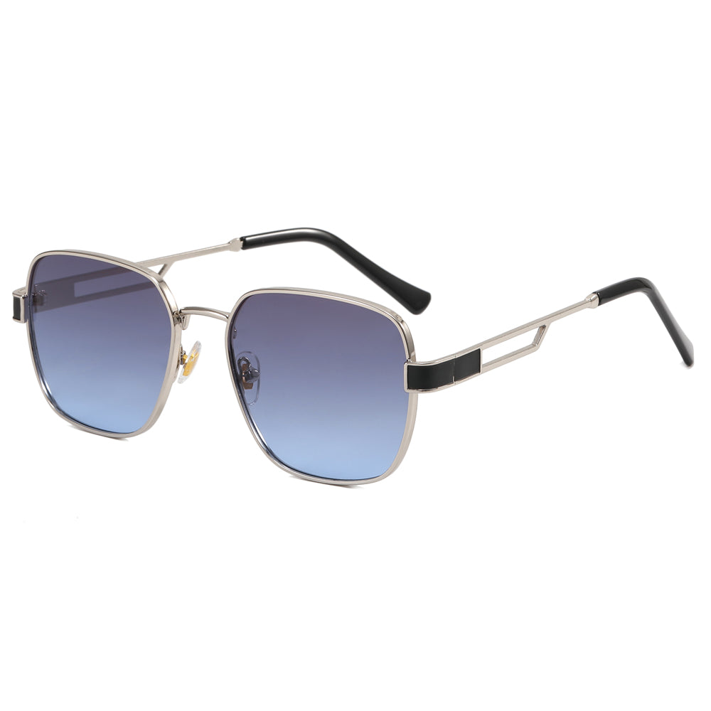 Fashion 2022 Metal Frame UV400 Gradient Men Shades Sunglasses