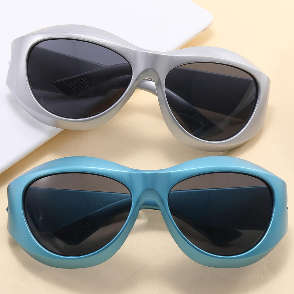 Oval Sport Wrap Y2K Sunglasses