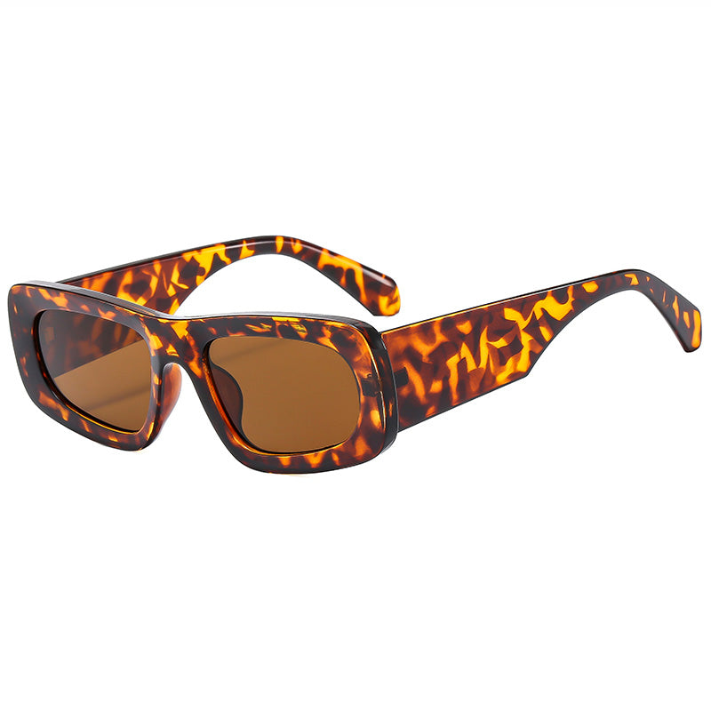 Rectangle Cat Eye Shades Flat Top Sunshade Sunglasses