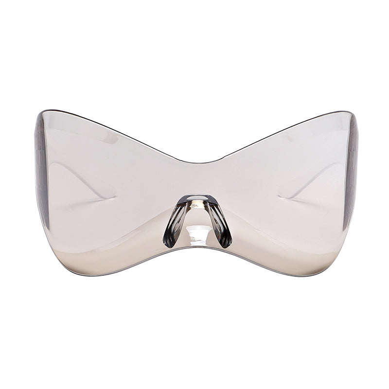 Oversized Mono Lens Y2K Shades Sunglasses