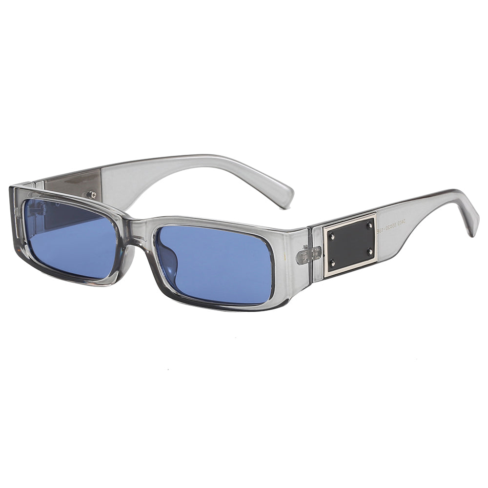Retro Luxury Flat Top Small Rectangle Sunglasses