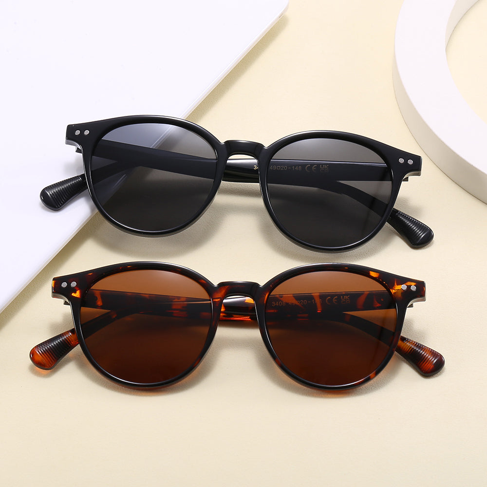 Classic Unisex Round Polarized Sunglasses