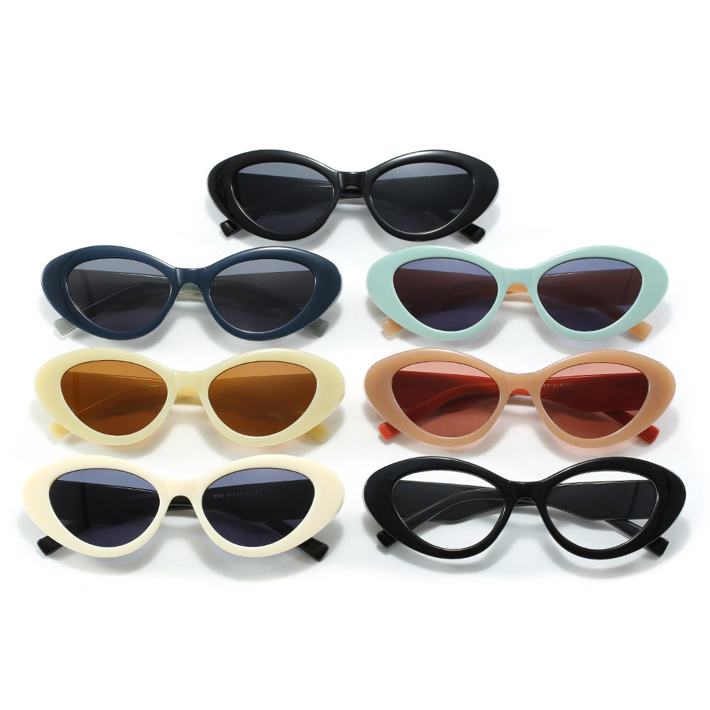 Retro Cheap Small Triangle Cat Eye Vacation Sunglasses