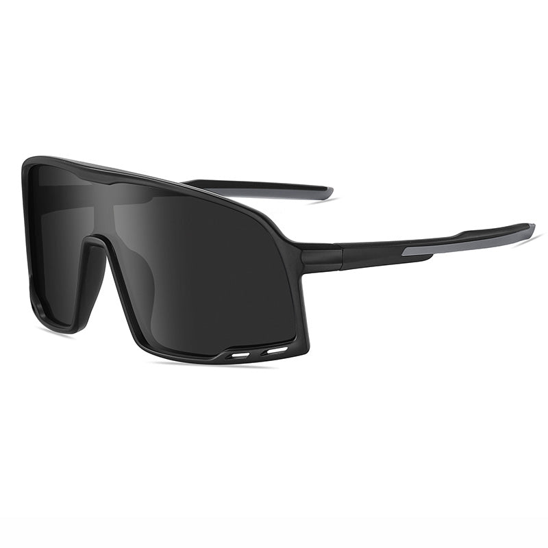 Oversized One Piece Lens Cycling Running Sports Polarized Sunglasses