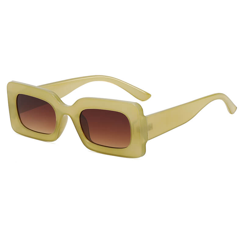 Chunky Rectangular Sunglasses