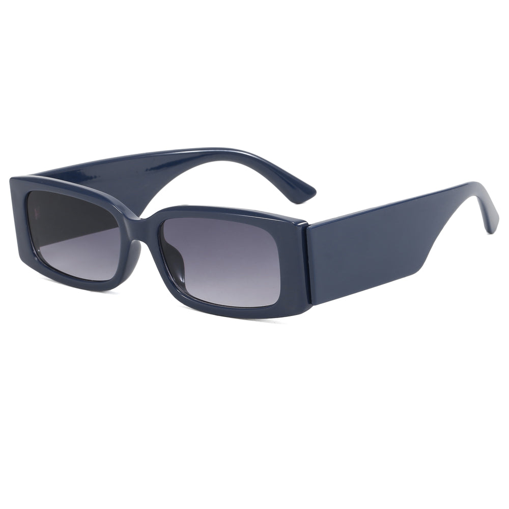 Retro Small Narrow Rectangle Sunglasses