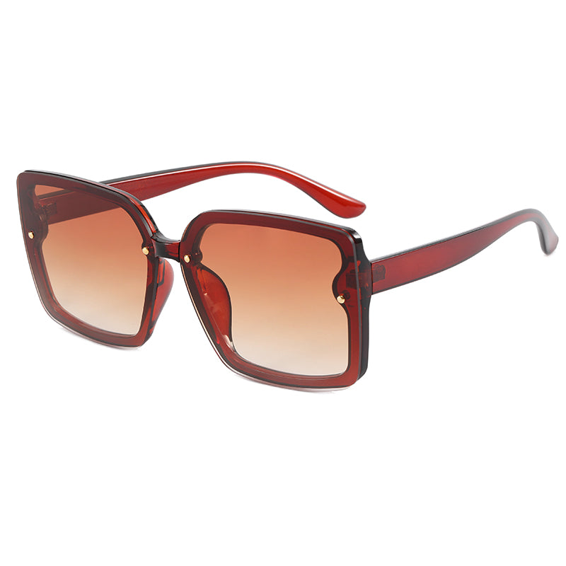 Women Square Gradient Shades Sunglasses
