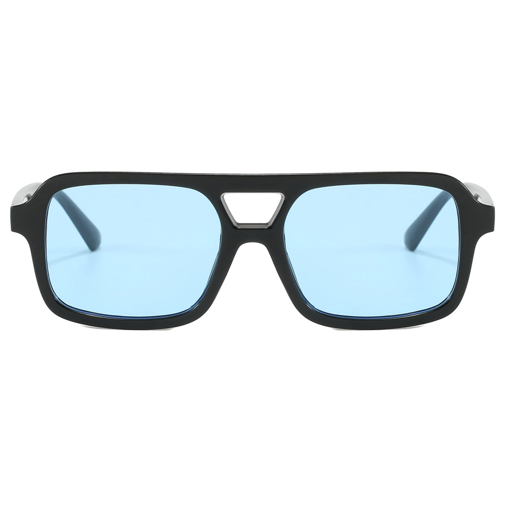 Trendy Rectangle Flat Top Shades Sunglasses