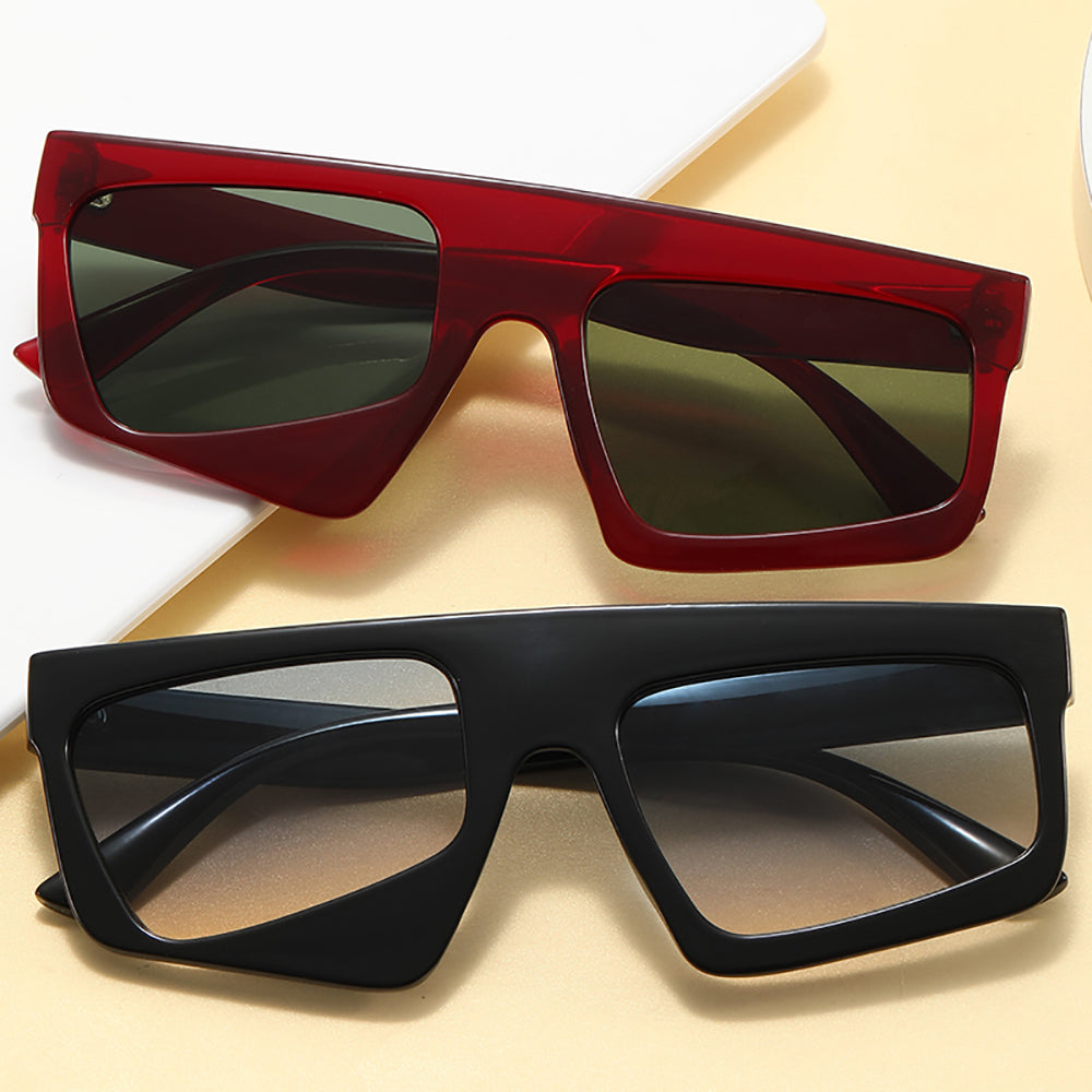 Flat Top Oversize Sunglasses