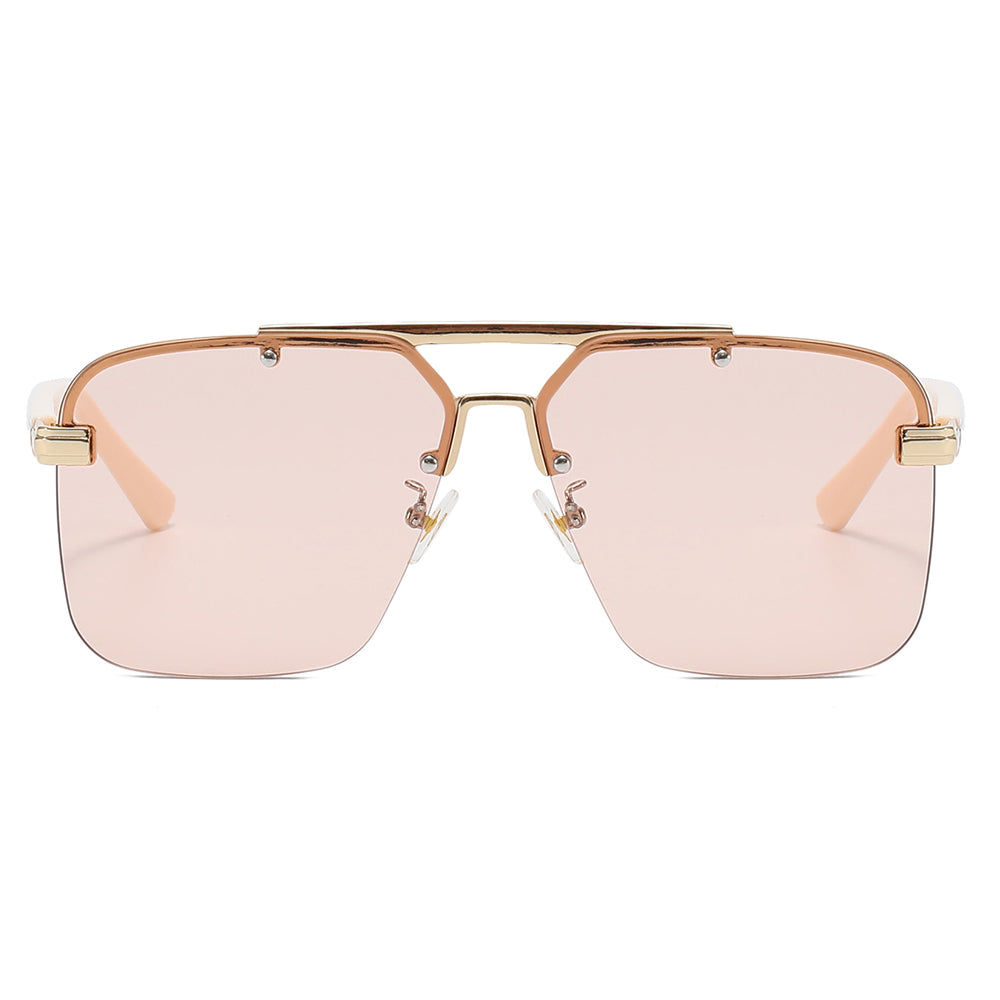 Metal Frame UV400 Gradient Shades Sunglasses