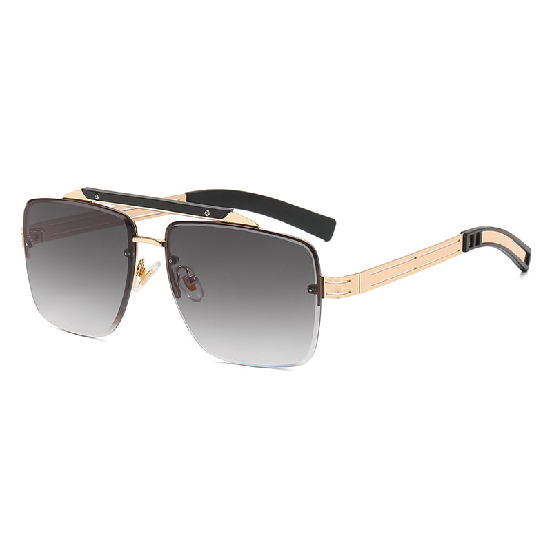 Metal Frame Men Square Sunglasses