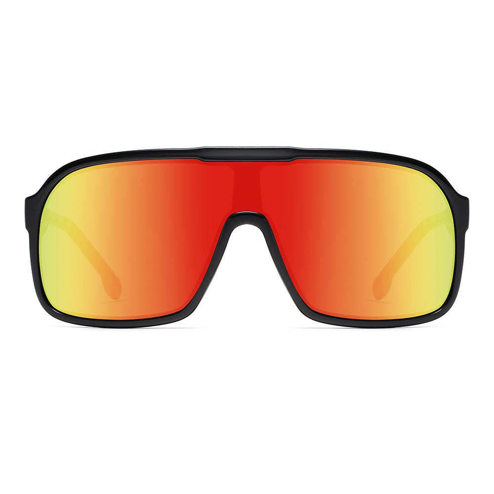 Polarized Oversized Shield Cycling Sports Sunglasses