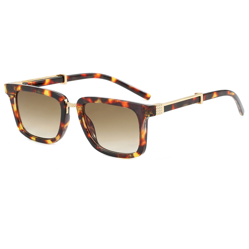 Retro Classic Women Square Gradient Sunglasses