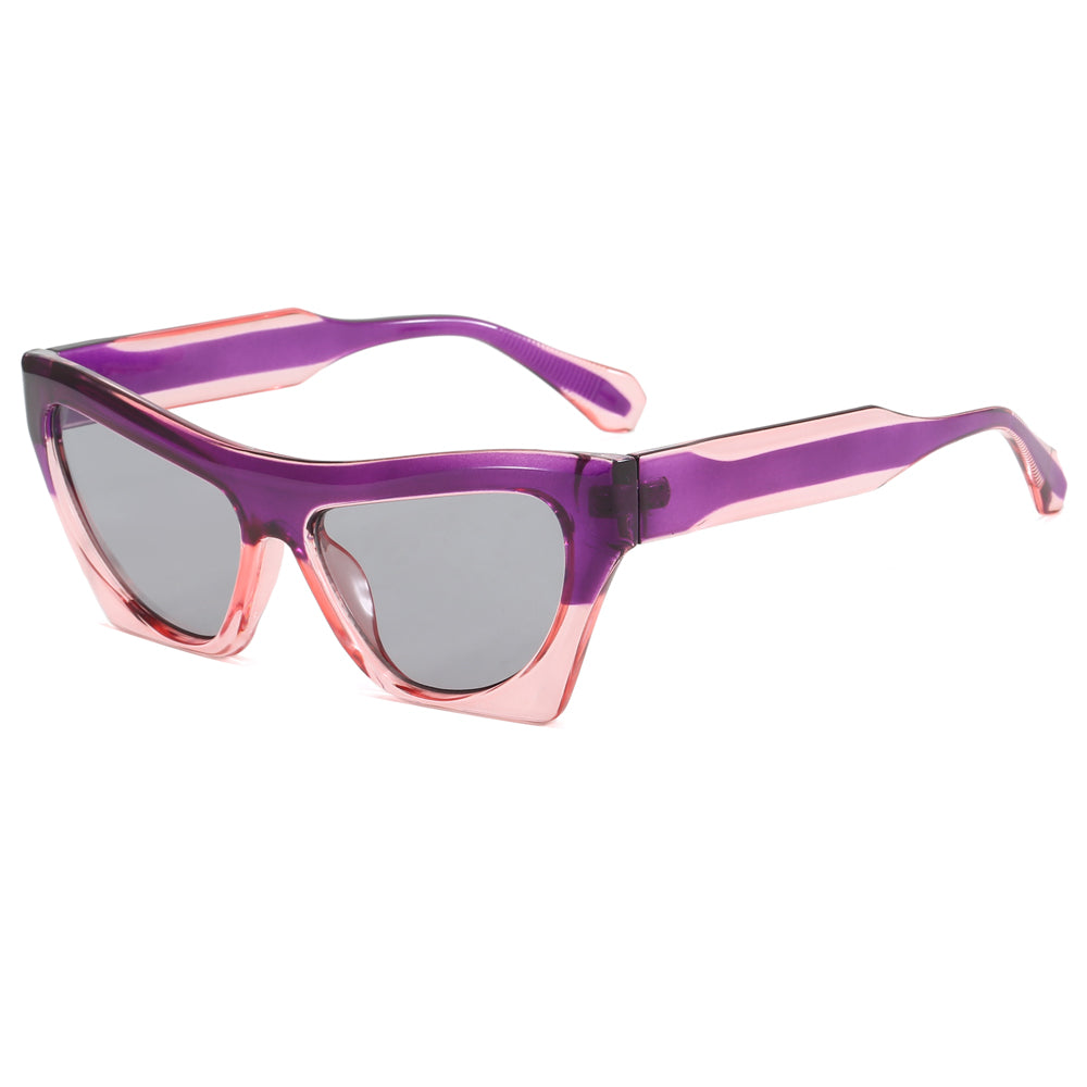 Cat Eye Thick Women Irregular Square Sunglasses