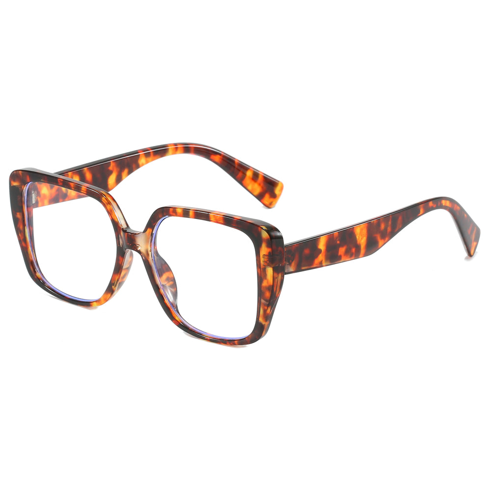 Retro Women Oversized Modern Square Butterfly Shades Sunglasses
