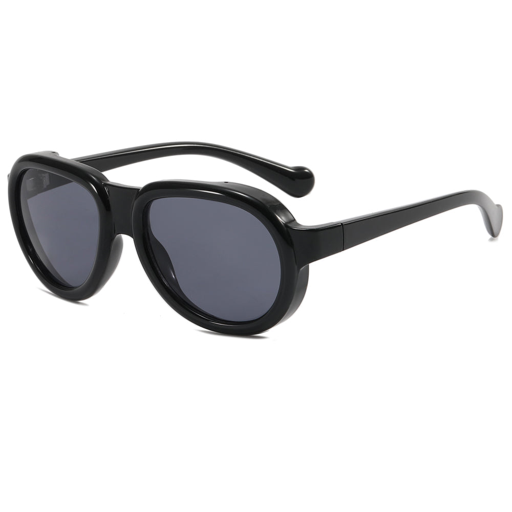Big Frame Oval Shades Sunglasses