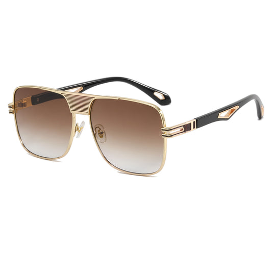 Square Flat Top Men Shades Sunglasses