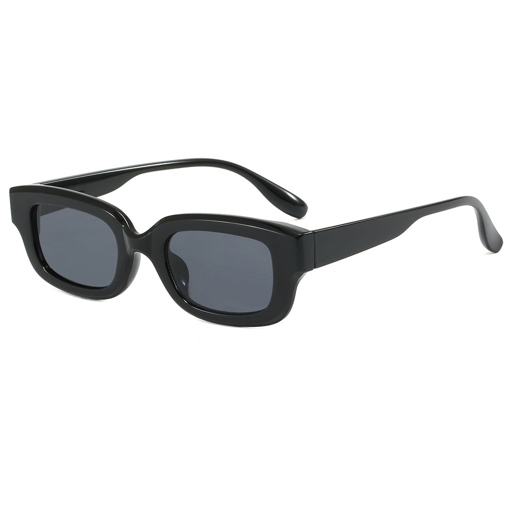 Classic Rectangular Thick Frame UV400 Sunglasses