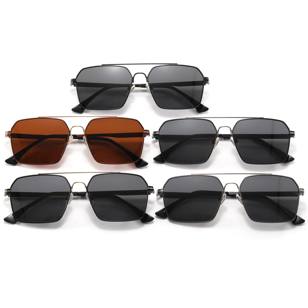 Fashion Metal Frame Shades Polarized Sunglasses