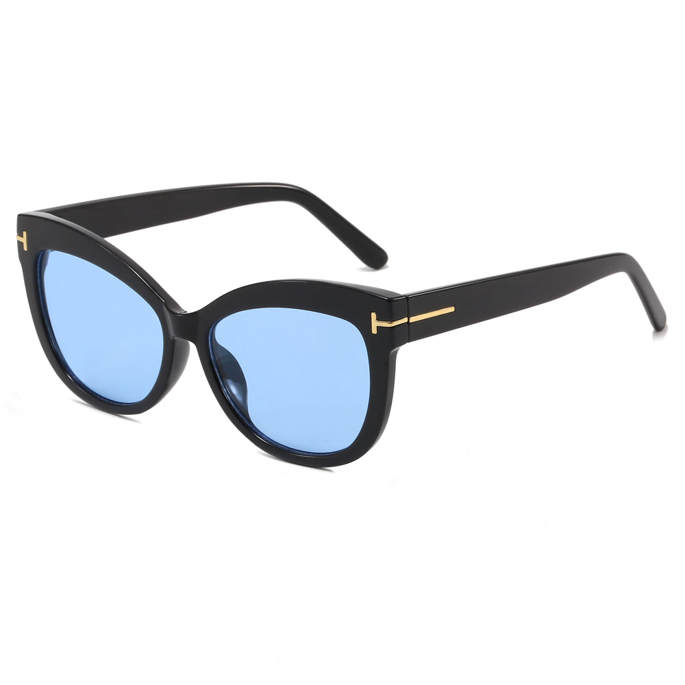 Chic Cat Eye Women Oval Sunglasses
