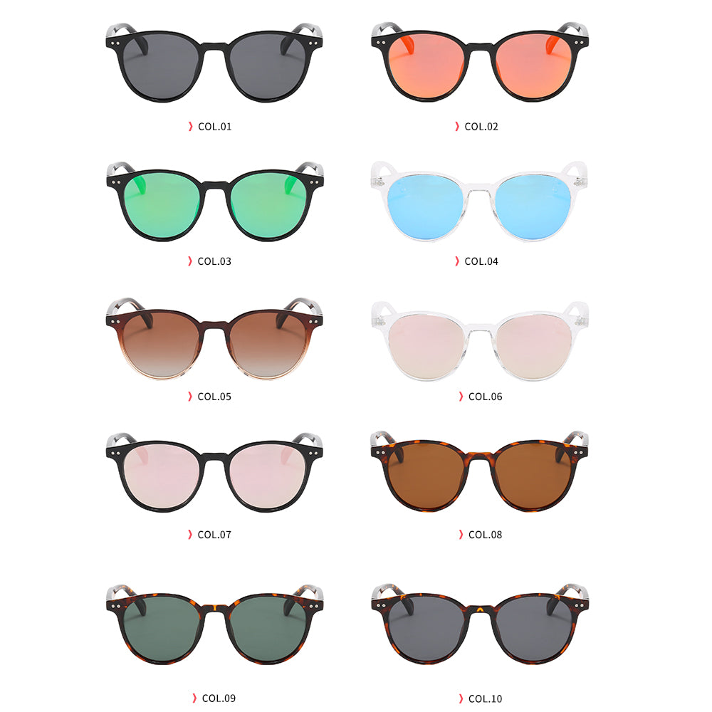 Classic Unisex Round Polarized Sunglasses