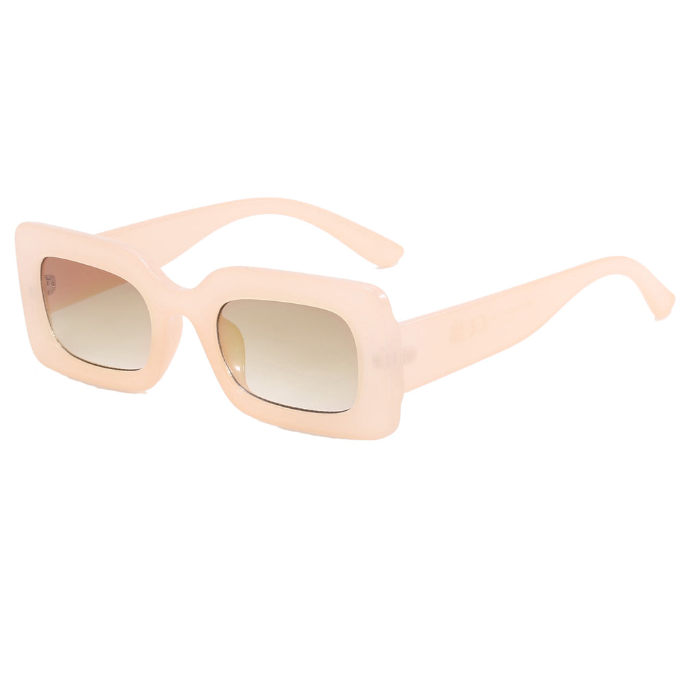 Retro Rectangle Colorful Outdoor Sunglasses