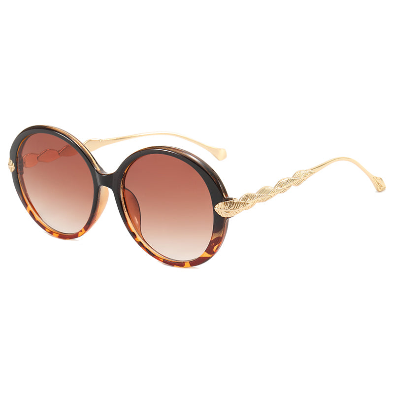 Oversized Round Women UV400 Shades Sunglasses