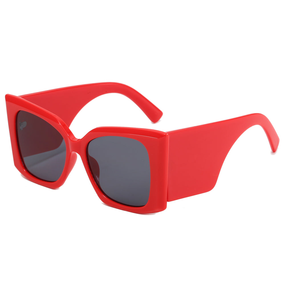 Square Oversized Butterfly Chunky Shades Sunglasses