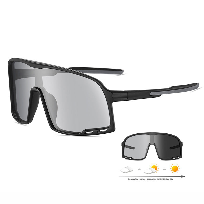 Oversized One Piece Lens Cycling Running Sports Polarized Sunglasses
