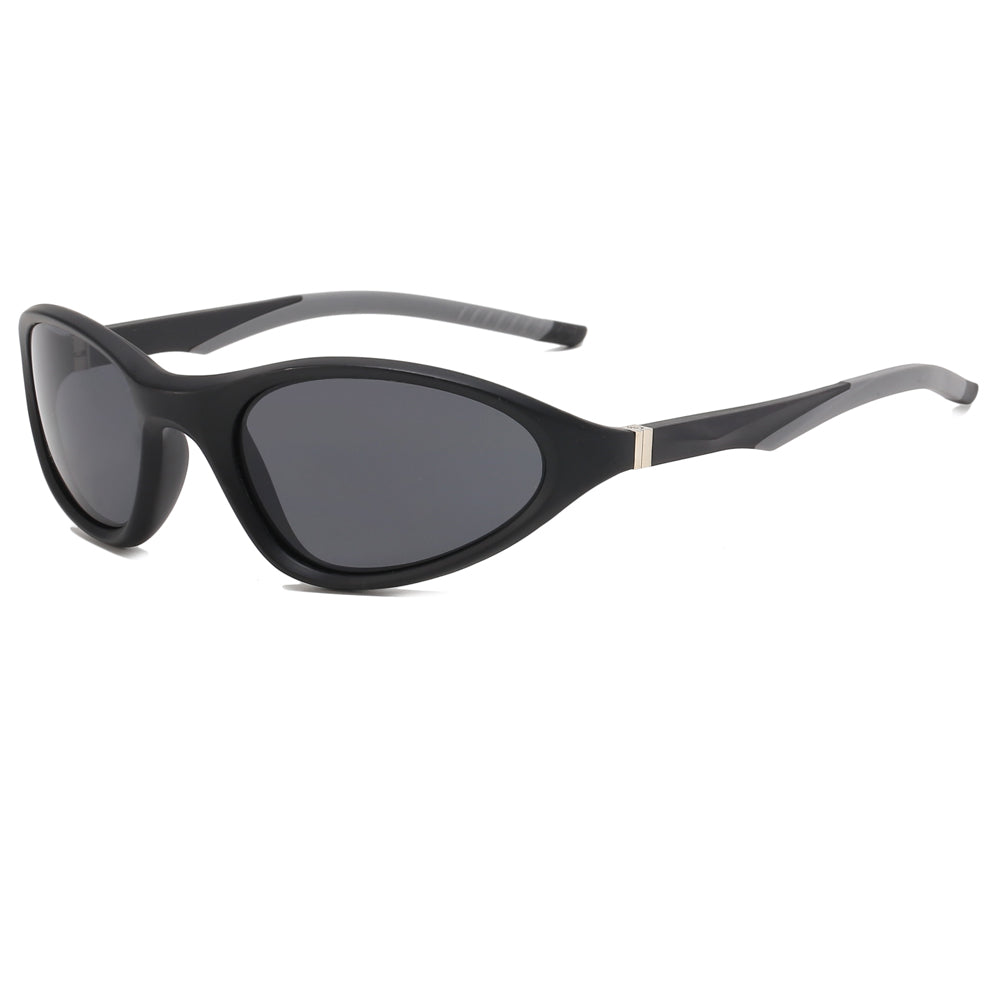 Y2K Cat Eye Women Wraparound Small Triangle Spring Hinges Sunglasses