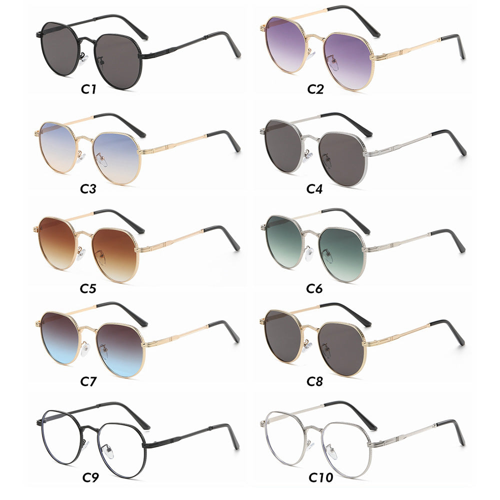 Retro Round Metal Sunglasses