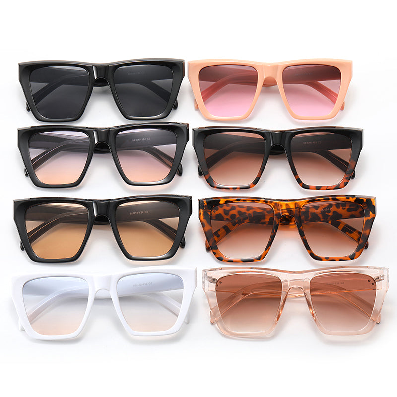 Women Square Trendy Cateye Sunglasses