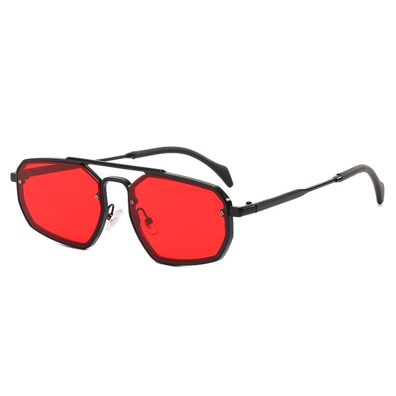 Metal Frame UV400 Gradient Shades Sunglasses