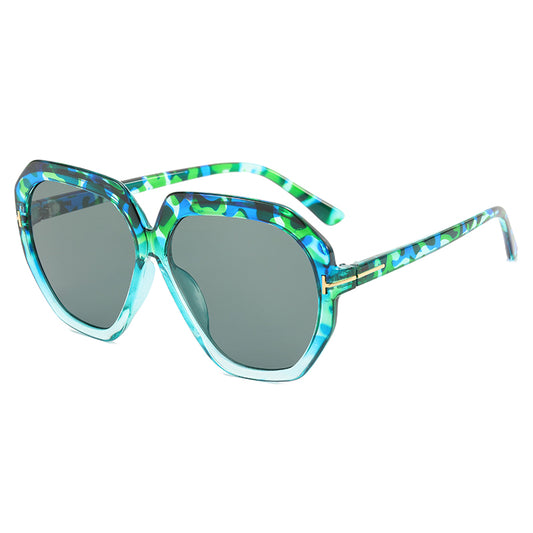 UV400 Polygon Shades Sunglasses